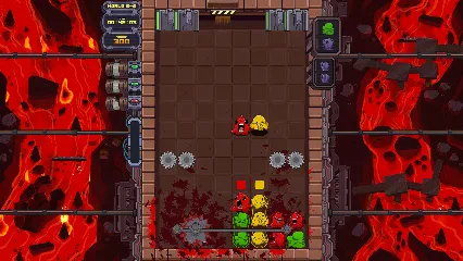 Dr. Fetus' Mean Meat Machine: Puzzeln in Meat-Boy-Manier