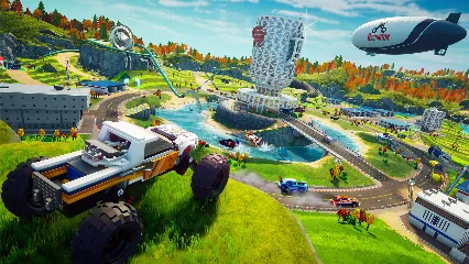 Lego 2K Drive: In dem Open-World-Rennspiel werden die Karren selbst zusammengebaut
