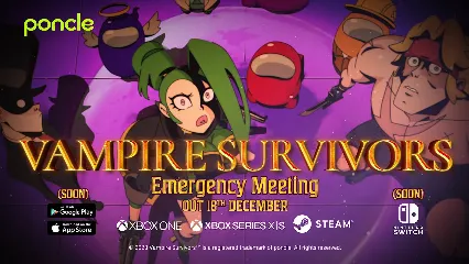 Vampire Survivors: DLC Emergency Meeting erscheint am 18. Dezember
