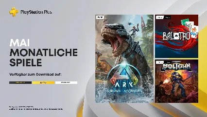 PlayStation Plus: Die monatlichen Spiele im Mai 2025