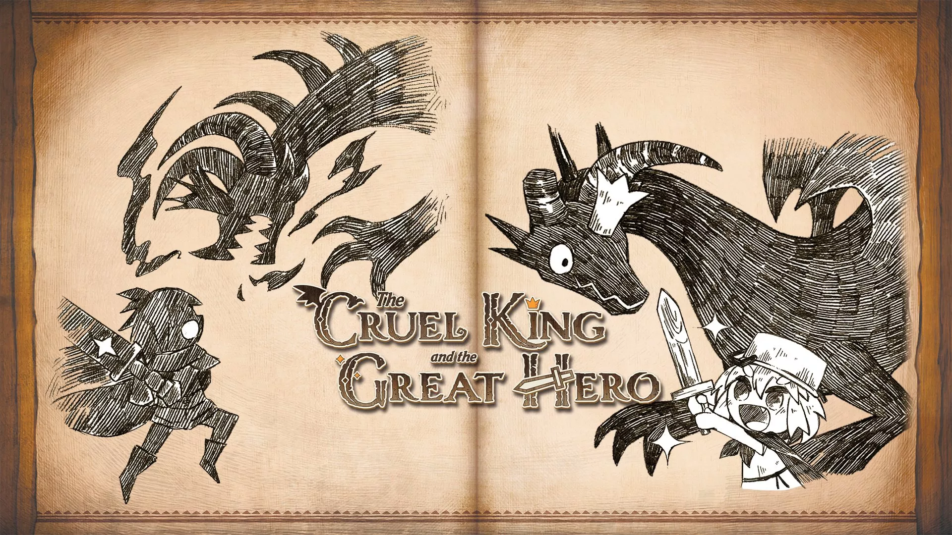 The Cruel King and the Great Hero führt ausführlich in die Geschichte des RPG ein Heropic
