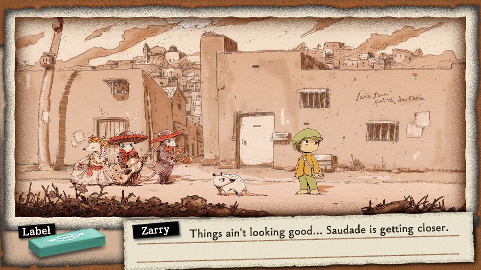 OU erzählt im Adventure eine surreale Geschichte mit Opossum