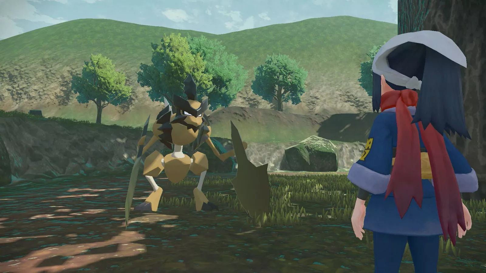 In Pokémon Legenden: Arceus sind manche Pokémon mit besonderen Kräften gesegnet Heropic