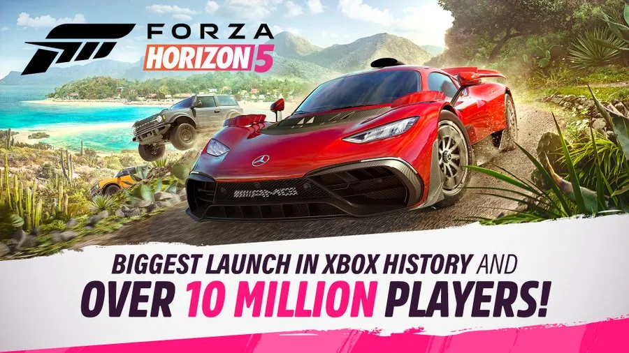 Forza Horizon 5 mit über 10 Millionen Spielern Heropic