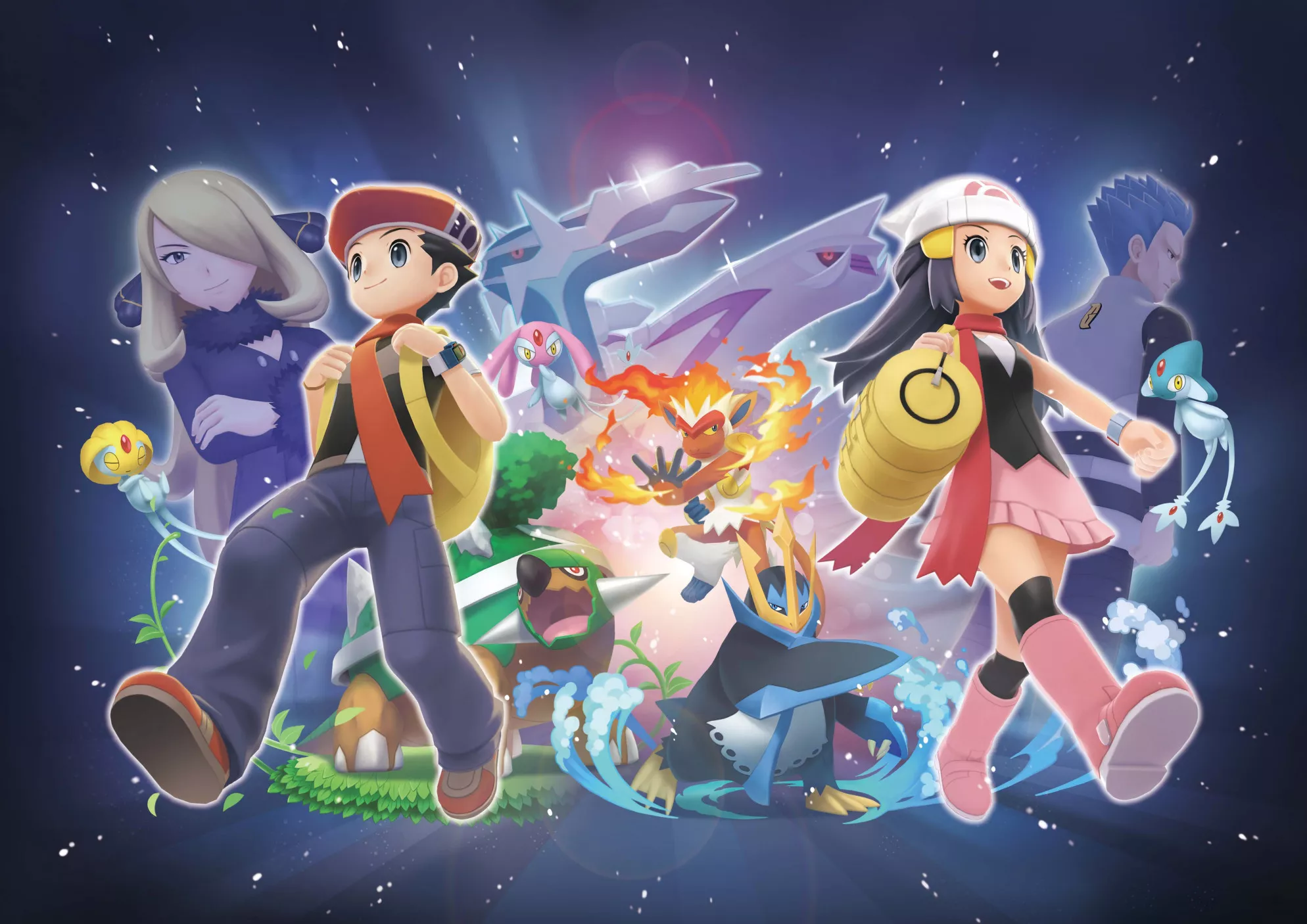 Launch Trailer zu Pokémon Strahlender Diamant und Pokémon Leuchtende Perle Heropic