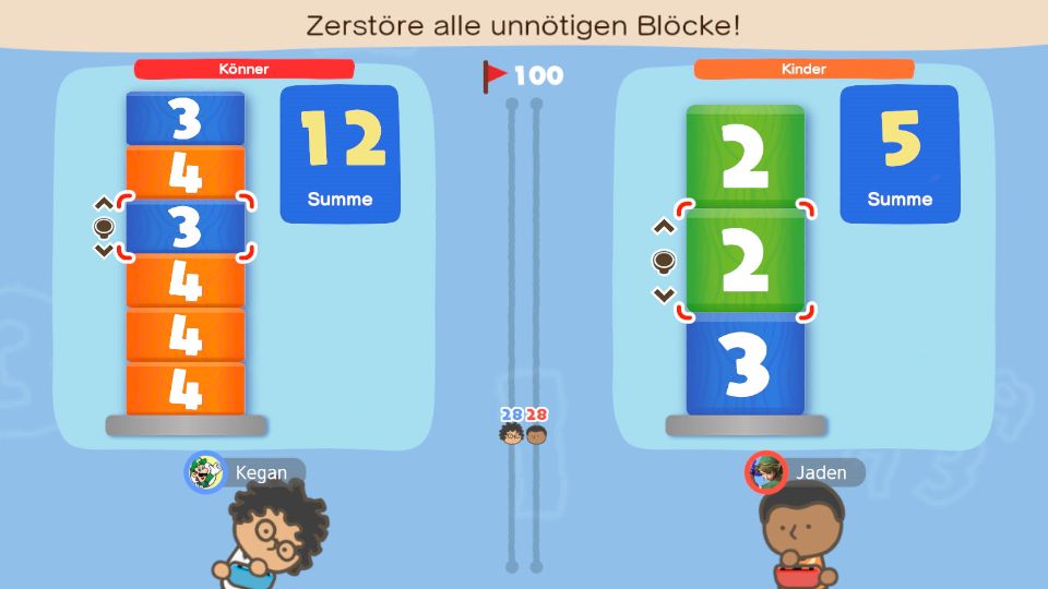 Big Brain Academy: Kopf an Kopf erklärt den Spielablauf