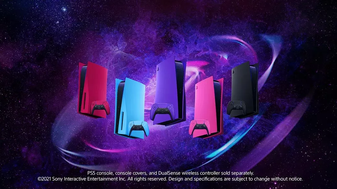 Die PlayStation 5 erhält farbige Faceplates und neue Controllerfarben Heropic