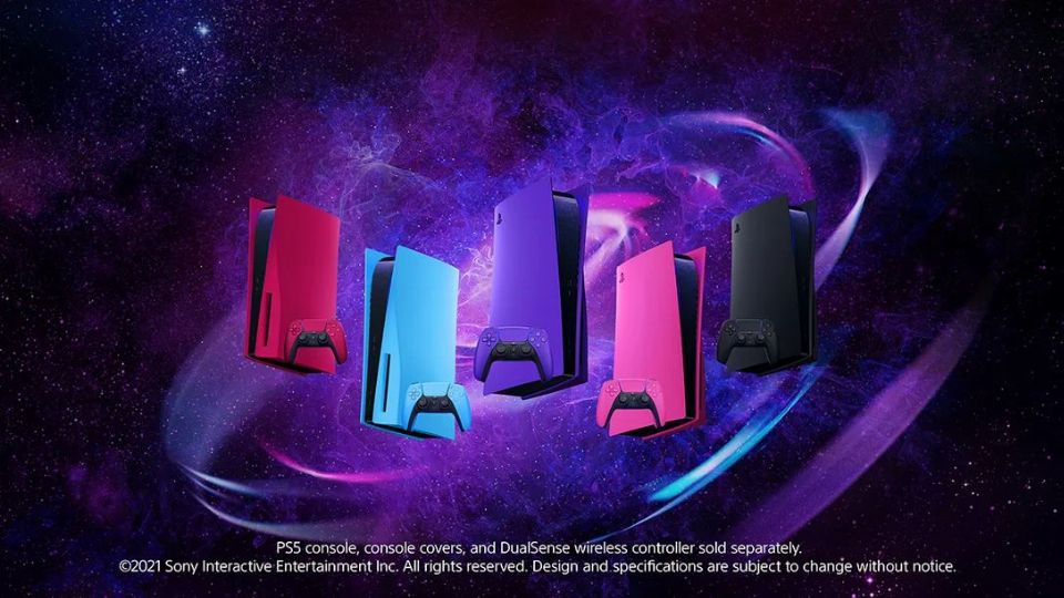 Die PlayStation 5 erhält farbige Faceplates und neue Controllerfarben