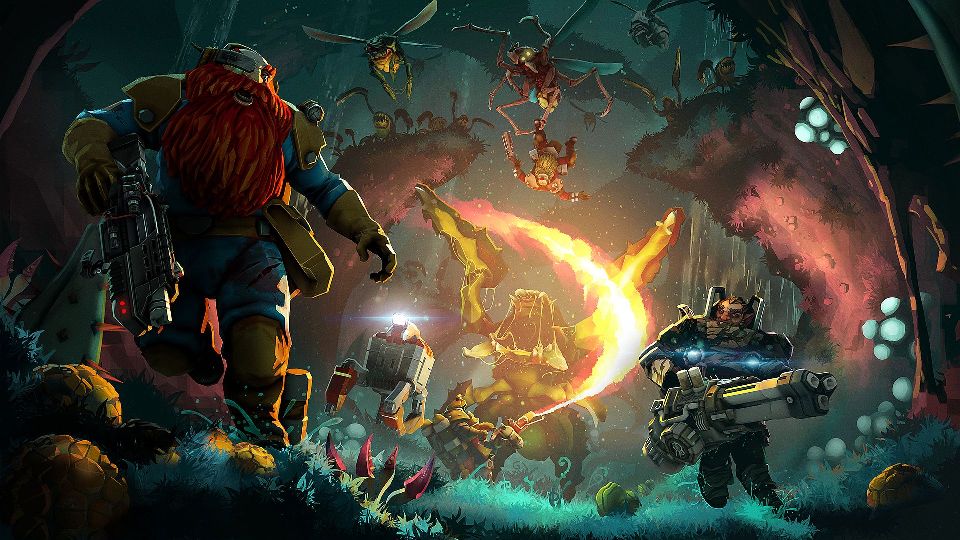 Deep Rock Galactic ist heute auf der PlayStation erschienen