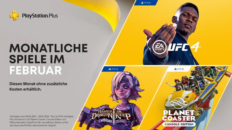 Die PlayStation Plus Inhalte im Februar