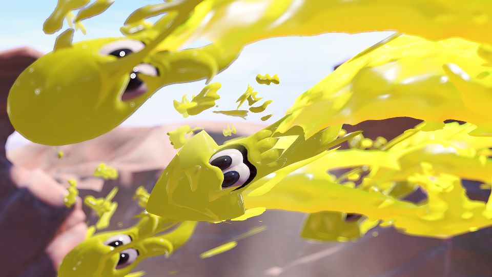 Splatoon 3 zeigt eine Partie des Salmon Run