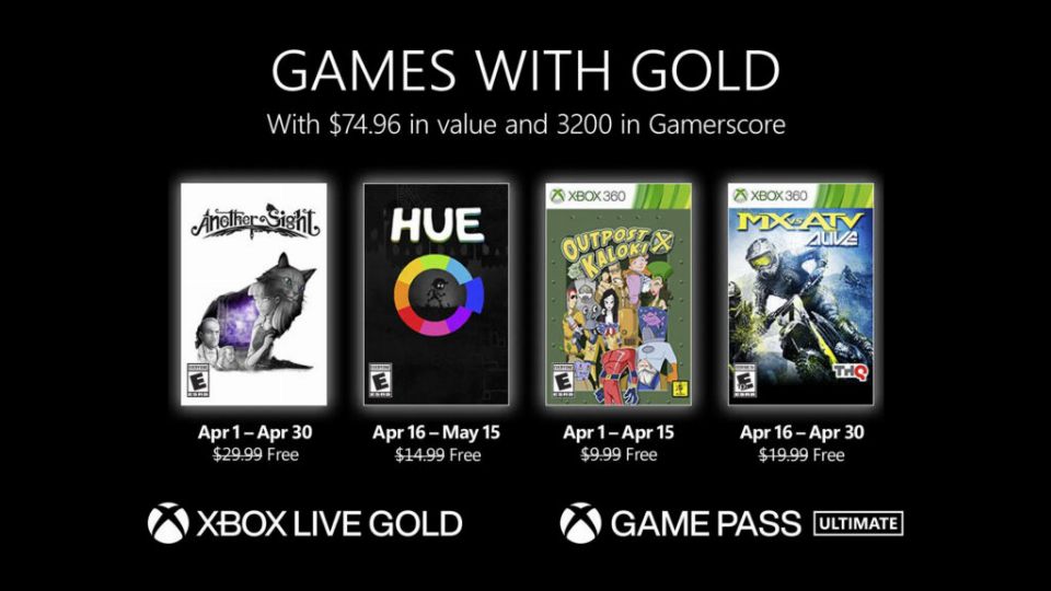 Die Games with Gold Titel im April