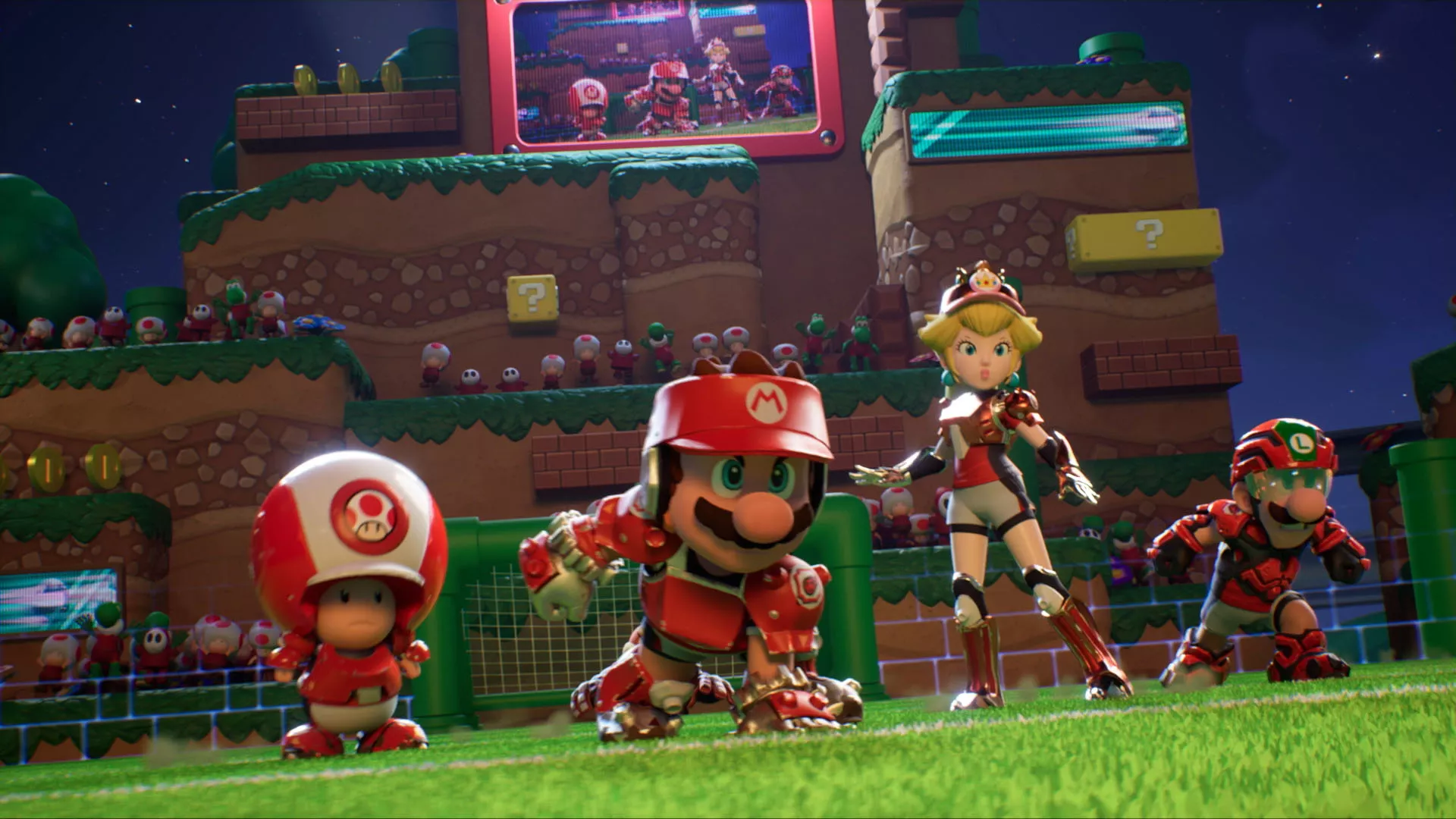 Mario Strikers: Battle League wird mit kostenlosen Updates und neue Charaktere erweitert Heropic