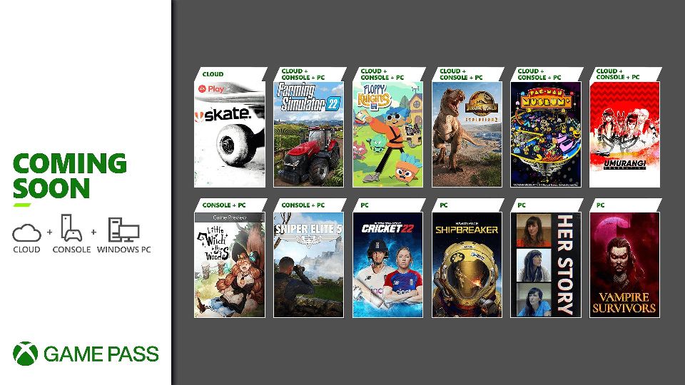 Xbox Game Pass: Die 2. Maihälfte wird abwechslungsreich