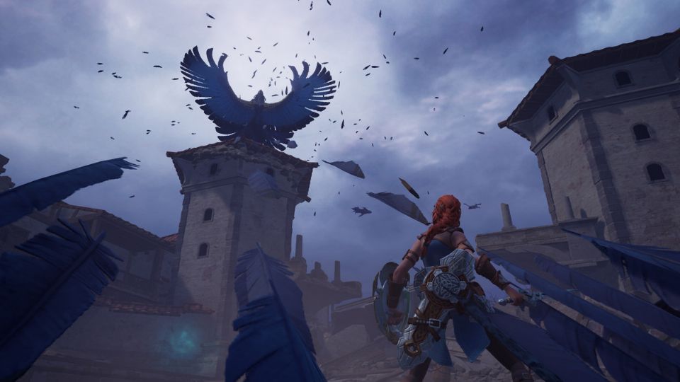 Asterigos: Curse of the Stars zeigt einen Bosskampf