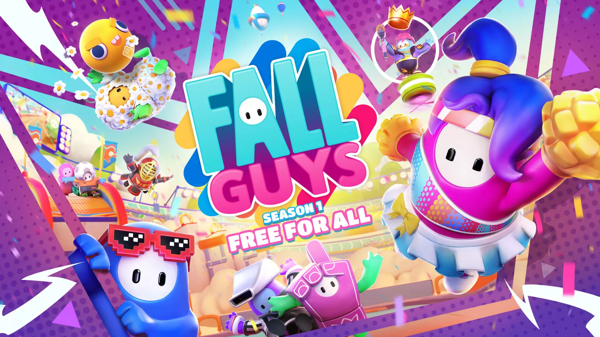 Fall Guys: Heute erscheint die free-to-play-Version des Party-Spiels Heropic