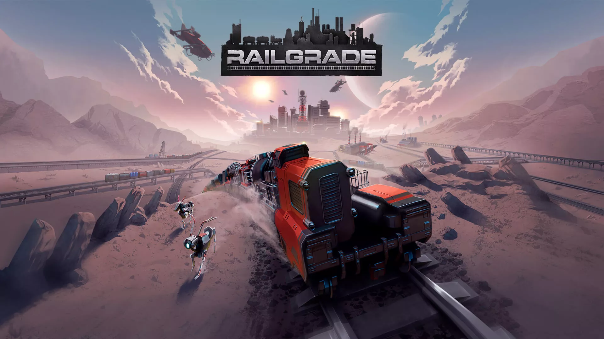 Railgrade: Mit Zügen gilt es, eine heruntergekommene Wirtschaft zu retten Heropic