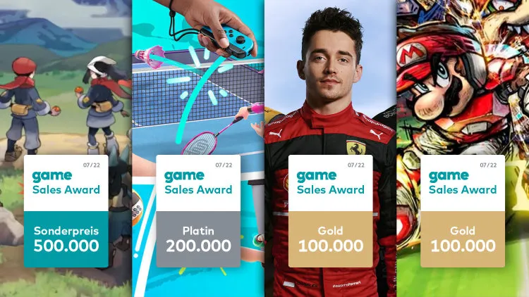 Die game Sales Awards im Juli Heropic