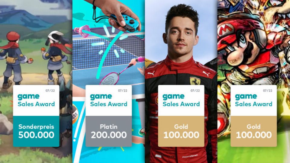 Die game Sales Awards im Juli