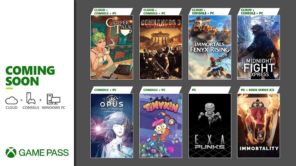 Xbox game Pass: Die Neuzugänge in der zweiten Augusthälfte