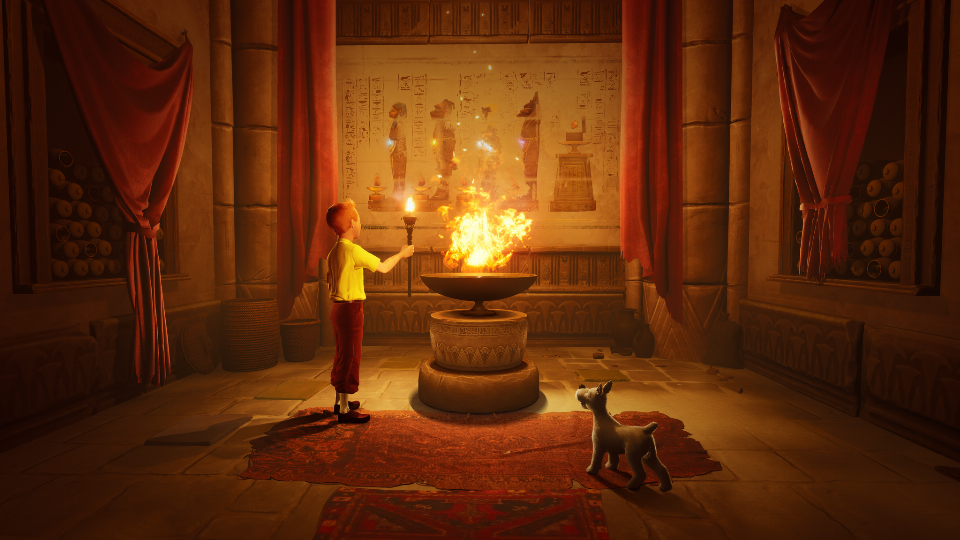 Tim und Struppi - Die Zigarren des Pharaoh adaptiert die Handlung des Comics als Adventure