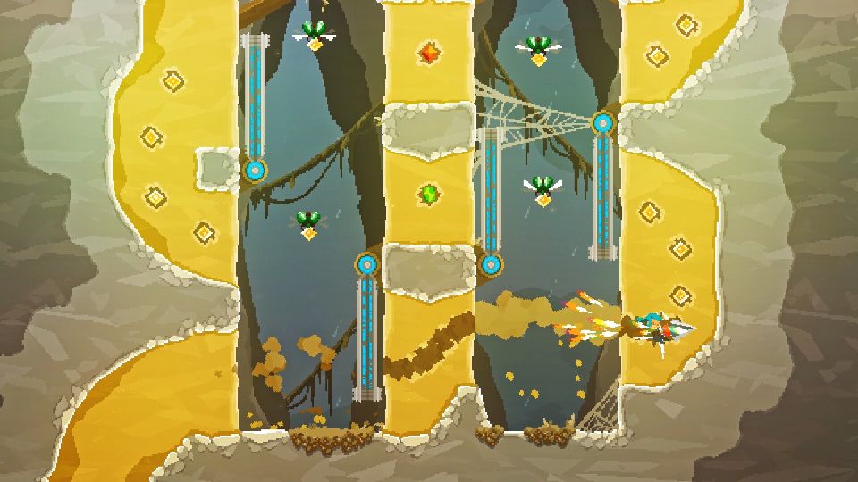 Pepper Grinder: Im 2D-Platformer bedient man sich eines Extremleistungsbohrers