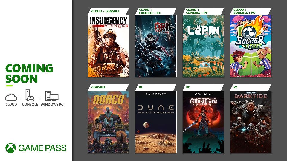 Xbox Game Pass: Die Neuzugänge der zweiten Monatshälfte November 2022