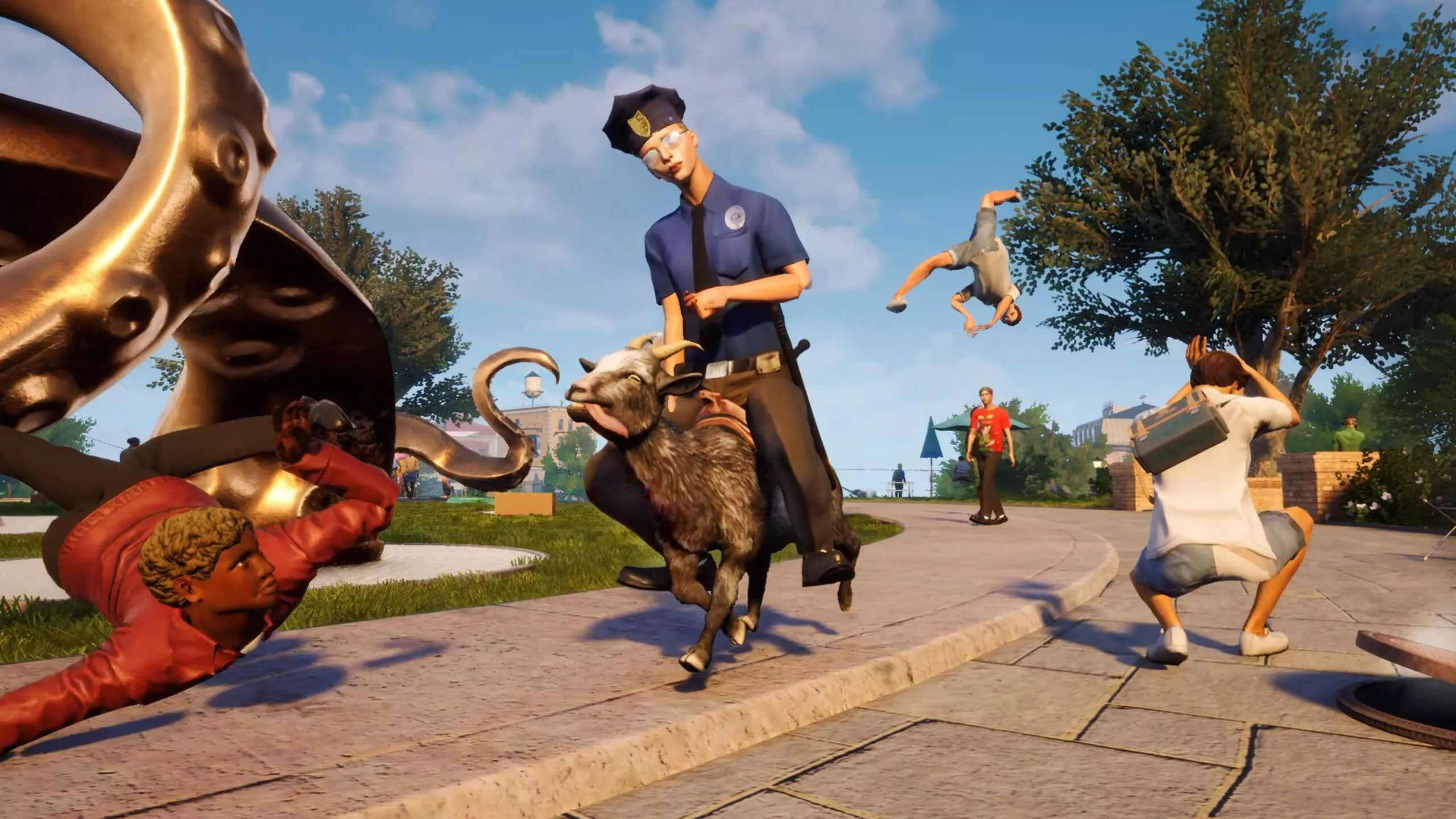 Goat Simulator 3 bietet ab heute wieder tierisches Chaos Heropic