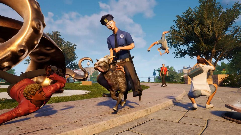 Goat Simulator 3 bietet ab heute wieder tierisches Chaos