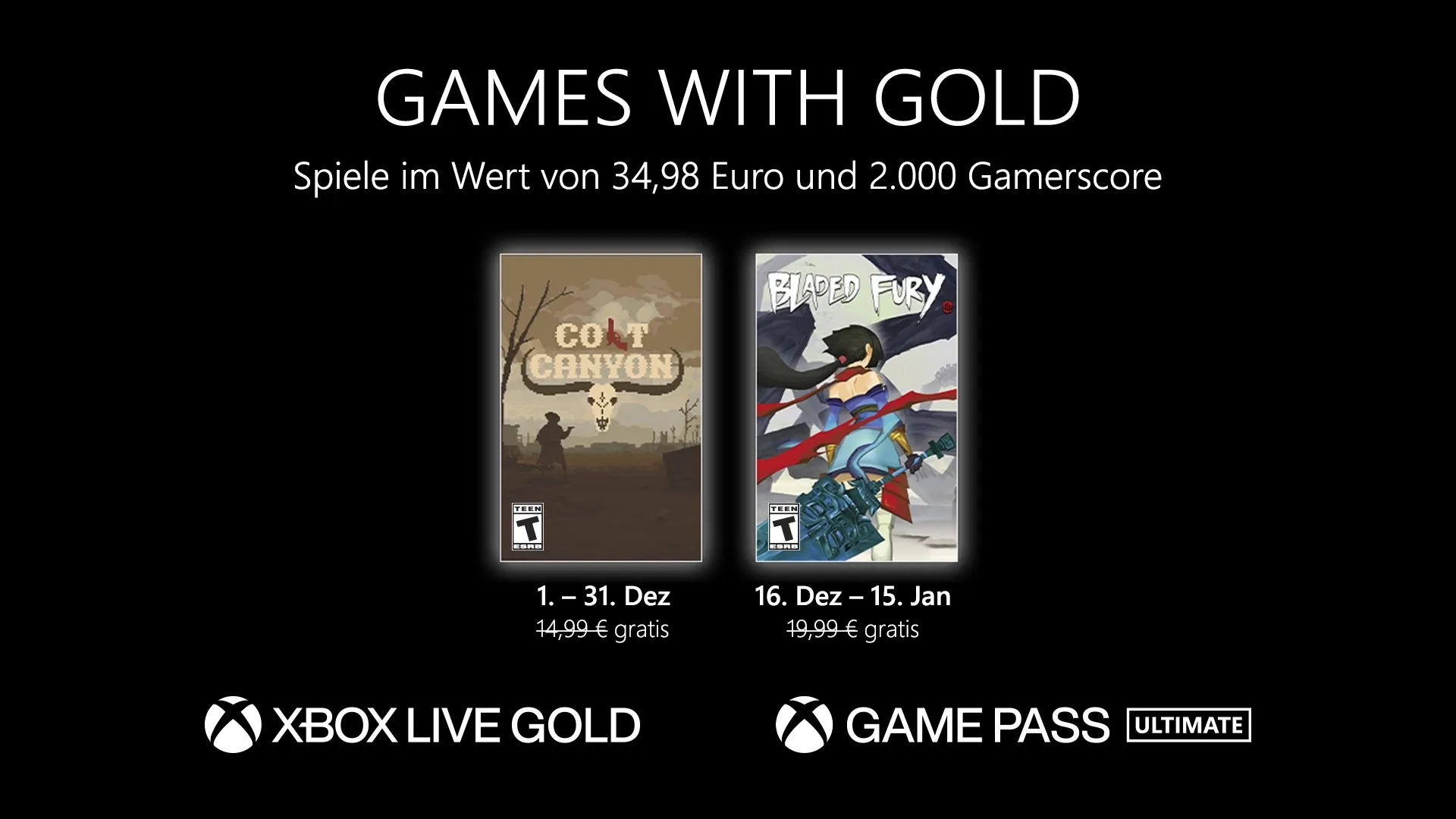 Games with Gold: Die Spiele im Dezember 2022 Heropic