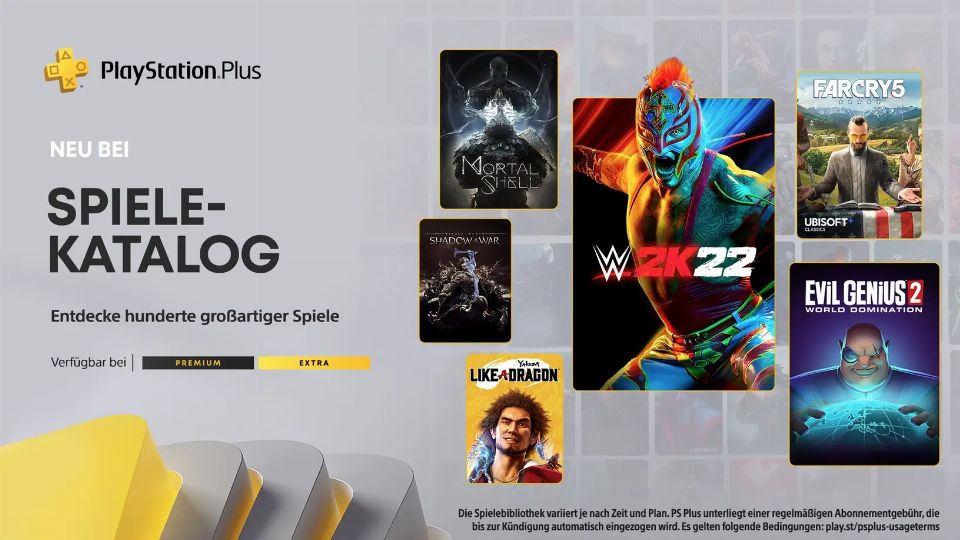 PlayStation Plus-Spielekatalog: Die neuen Titel im Dezember 2022