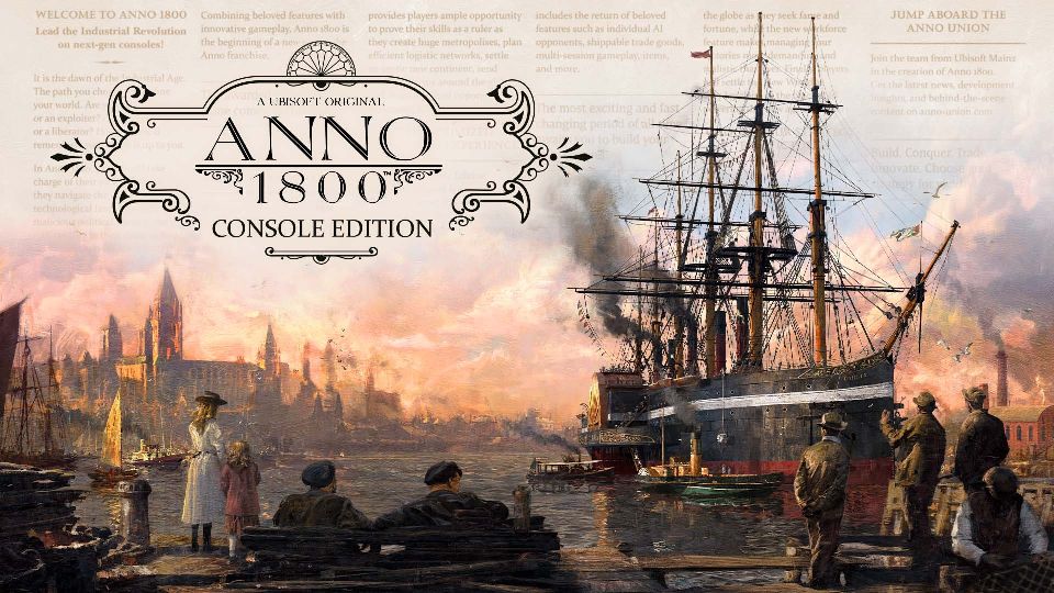 Anno 1800 erscheint am 16. März für Konsolen
