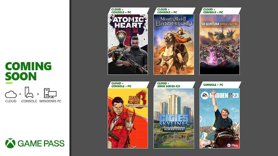 Xbox Game Pass: Die Neuzugänge Mitte Februar 2023