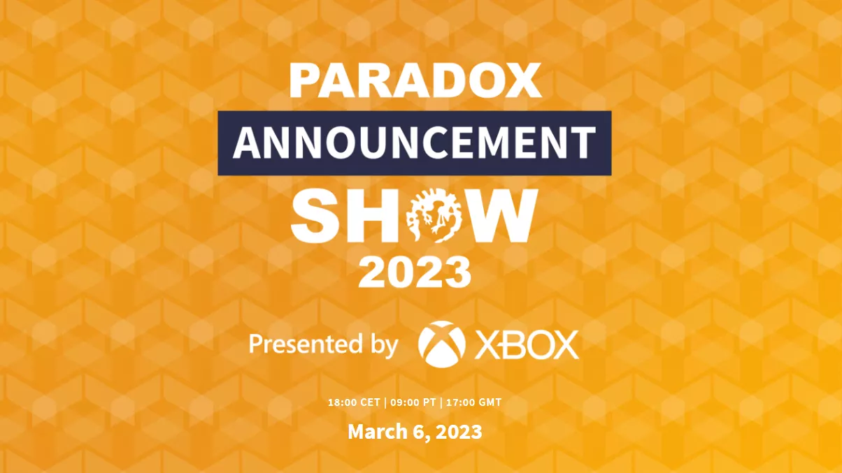 Livestream zur Paradox Announcement Show heute um 18 Uhr Heropic