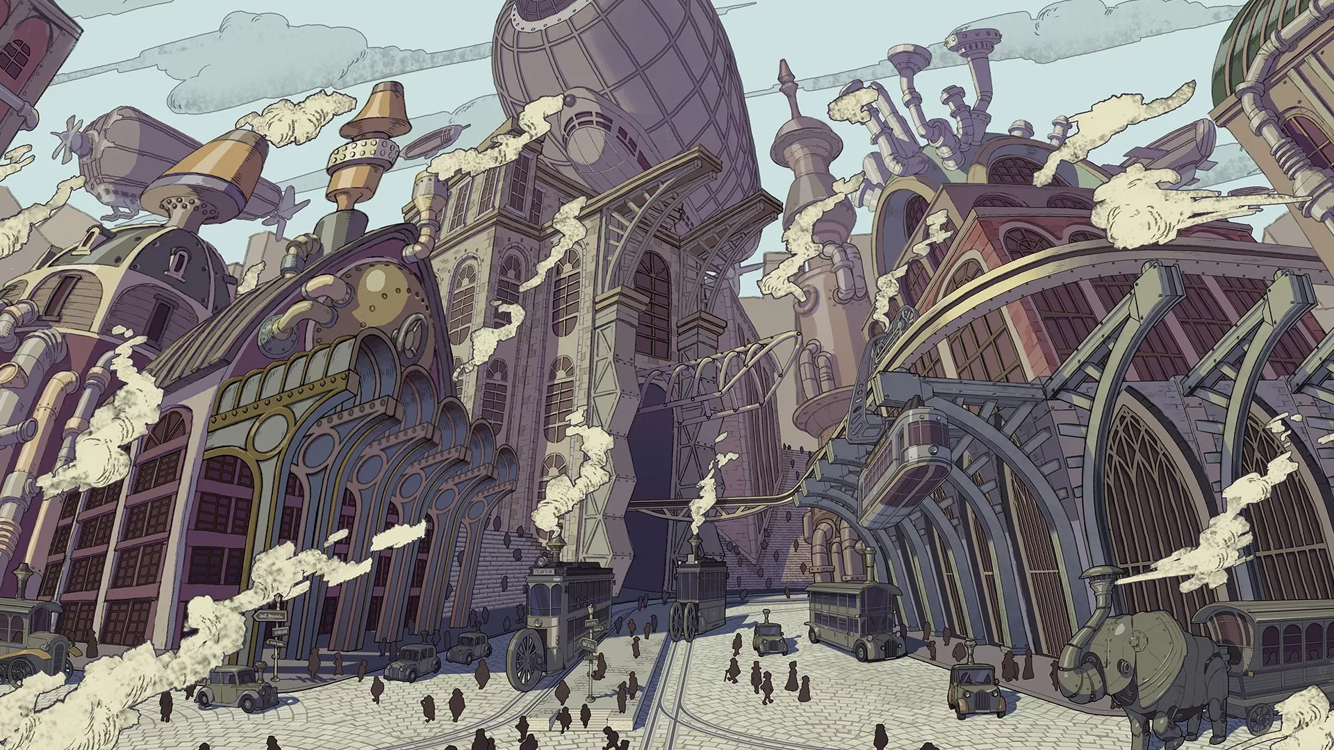 Professor Layton and the New World of Steam führt in das Setting des Puzzle-Adventures ein Heropic