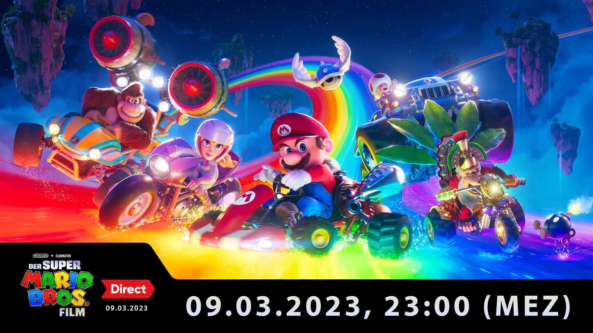 Heute Abend um 23 Uhr zeigen Nintendo im Rahmen einer Direct den finalen Trailer zu Der Super Mario Bros. Film Heropic