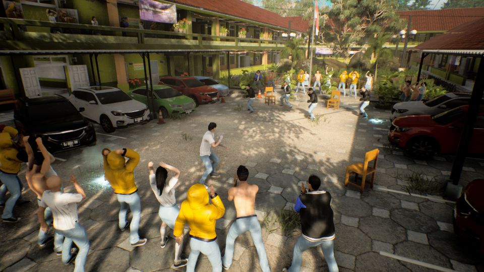 Troublemaker: Budi kloppt sich am 31. März in der indonesischen High-School
