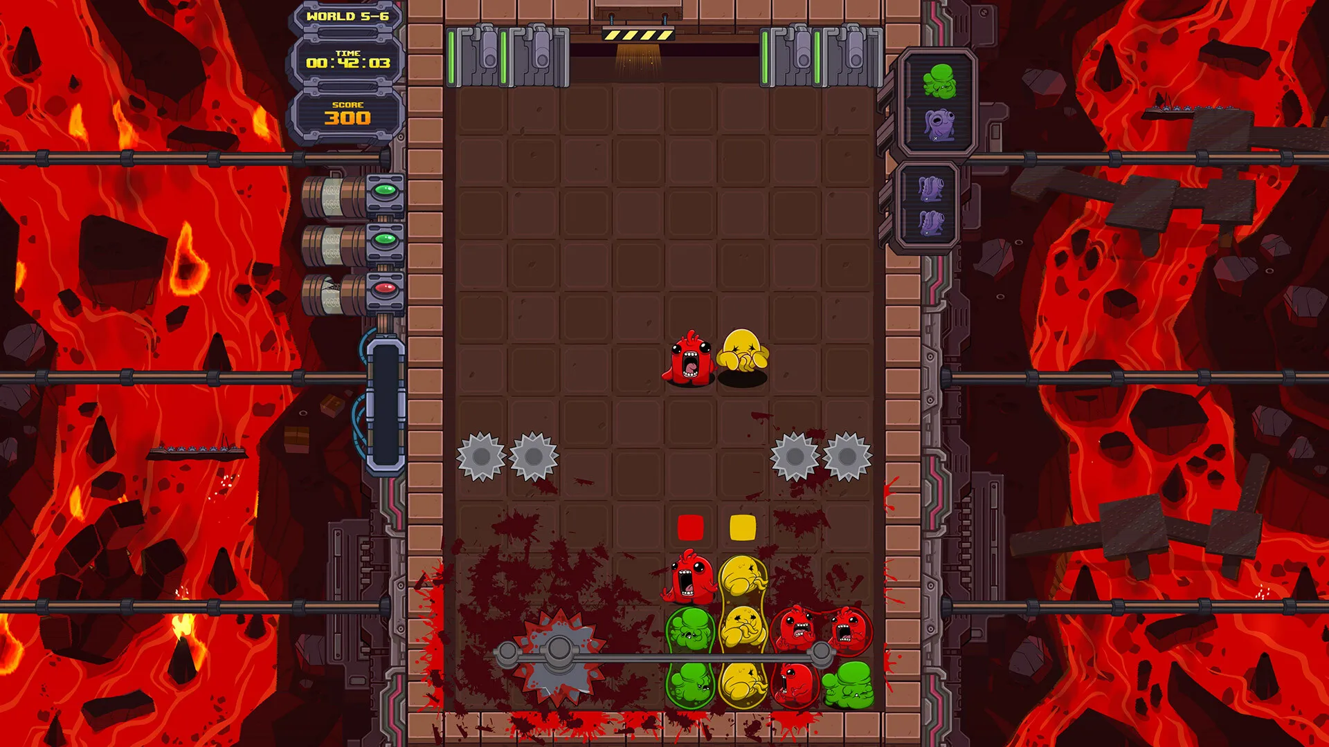 Dr. Fetus' Mean Meat Machine: Puzzeln in Meat-Boy-Manier Heropic