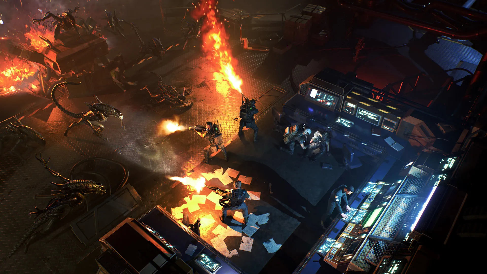 Aliens: Dark Descent - Die Colonial Marines untersuchen eine Invasion von Xenomorphs Heropic