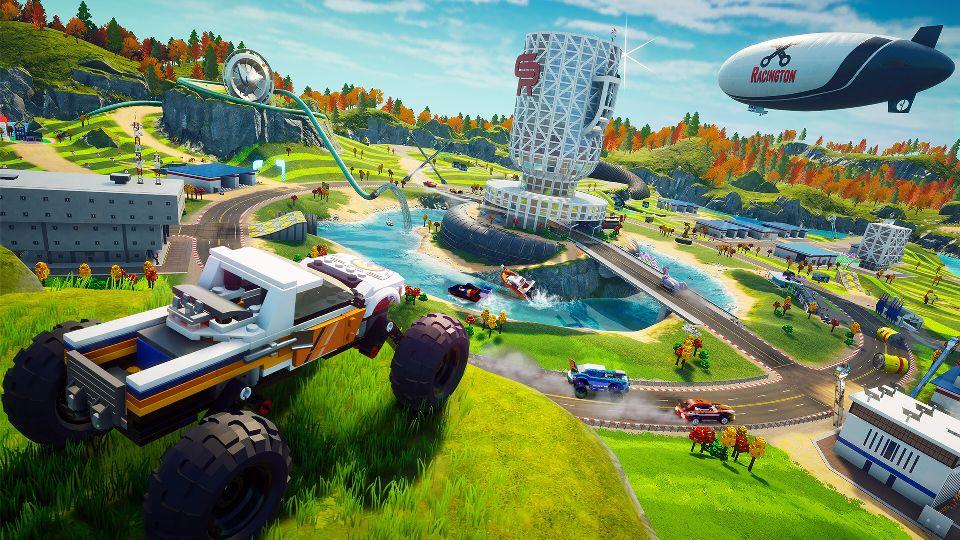 Lego 2K Drive: In dem Open-World-Rennspiel werden die Karren selbst zusammengebaut