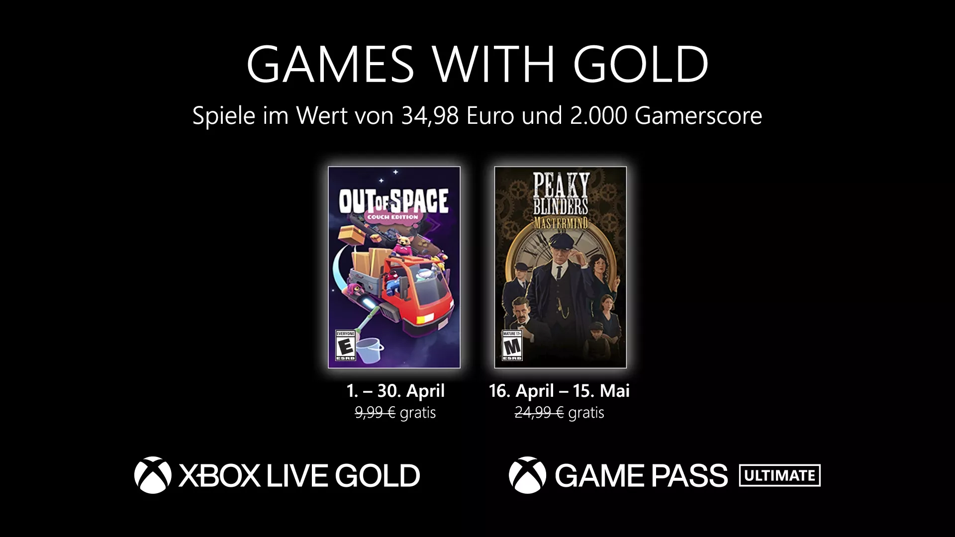 Games with Gold: Die Spiele im April 2023 Heropic