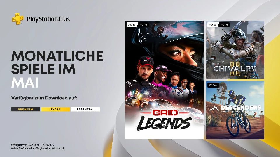 PlayStation Plus: Die monatlichen Spiele für Mai 2023