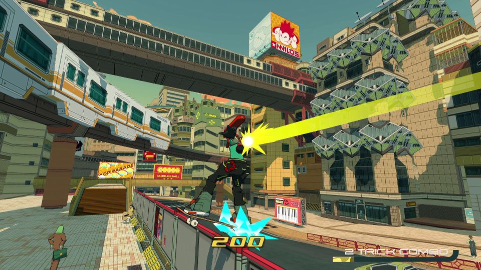 Bomb Rush Cyberfunk: Ab heute wird durch New Amsterdam auf Switch und PC geskatet