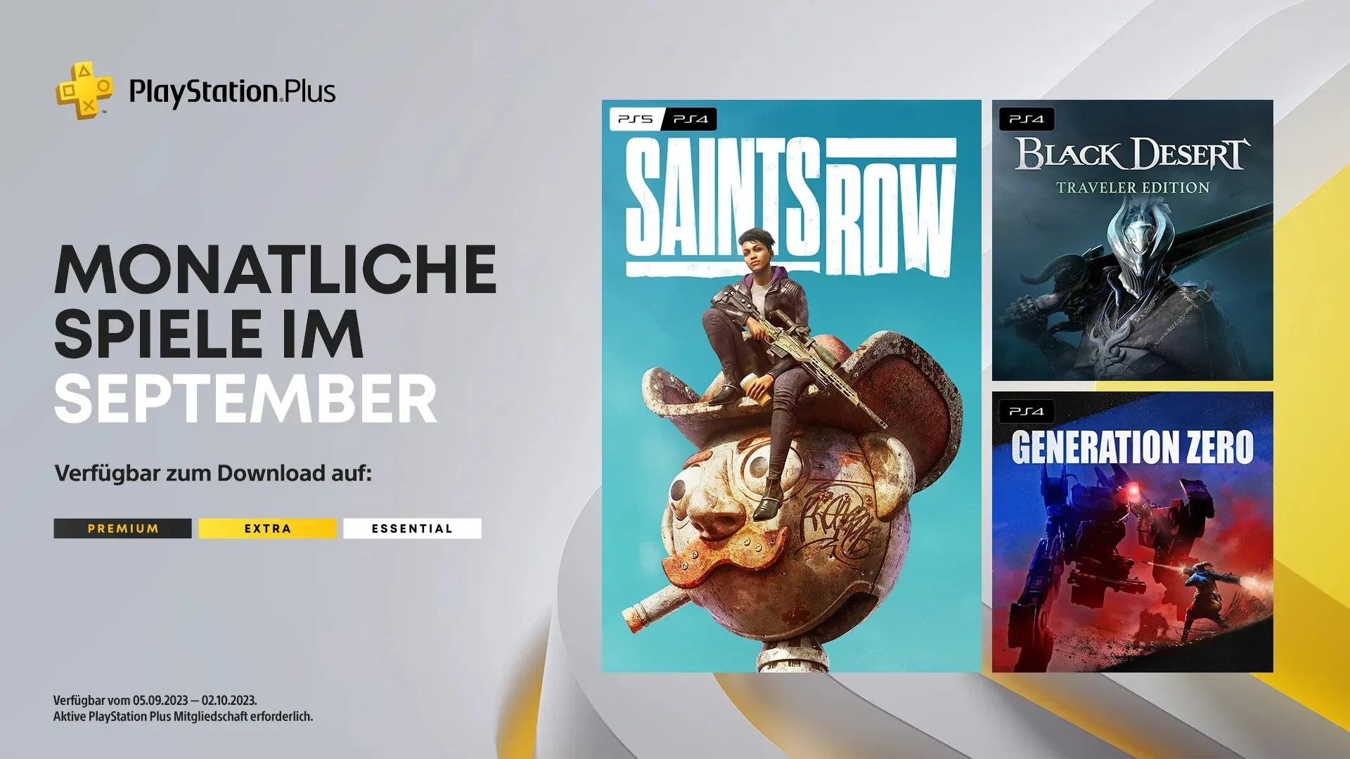 PlayStation Plus: Die monatlichen Spiele für September 2023 Heropic