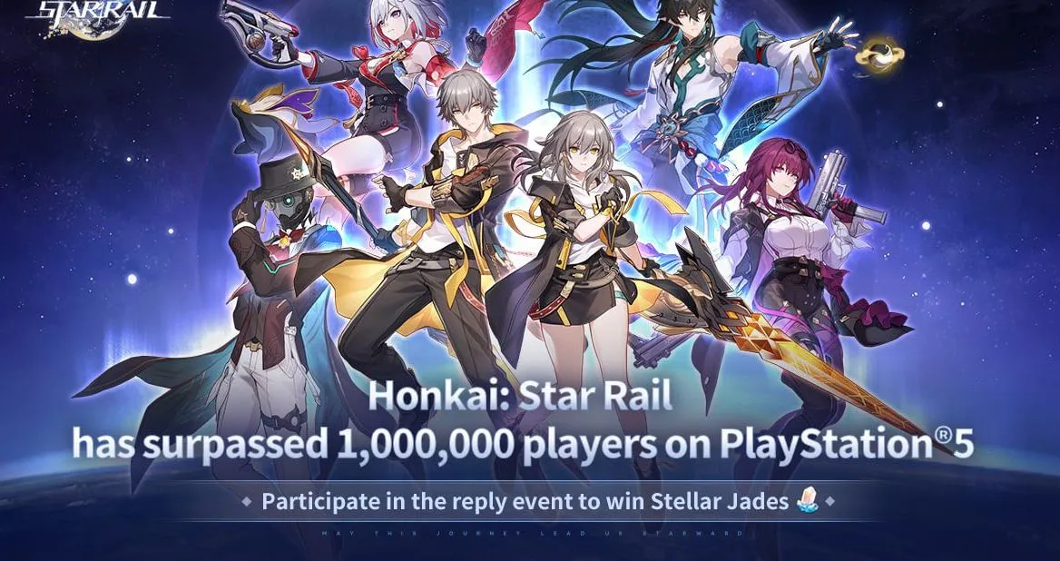 Honkai: Star Rail erreicht 1 Million Spieler auf PS5 Heropic