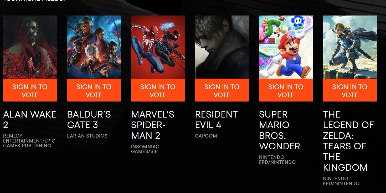 The Game Awards 2023: Die Nominierten Heropic
