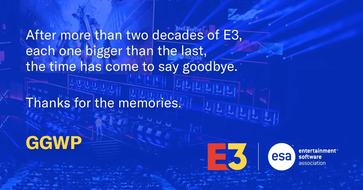 Die Entertainment Software Association gibt das Ende der E3 bekannt Heropic