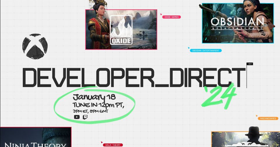 XBOX Developer_Direct für den 18. Januar 2024 angekündigt