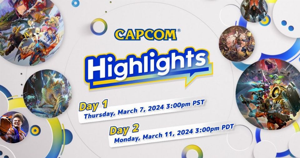 Capcom Highlights für den 7. und 11. März 2024 angesetzt
