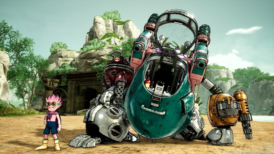 Sand Land: Es werden auch grüne Gebiete und nicht nur karge Wüsten erkundet